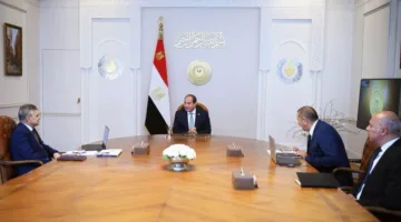 الرئيس السيسي يتابع مستجدات حركة الشحن في قناة السويس