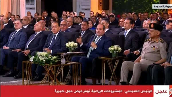 الرئيس السيسي يشارك في احتفالات حصاد القمح في الضبعة