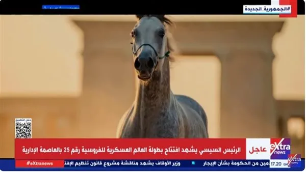 الرئيس السيسي يشهد فيلمًا تسجيليًا عن "نظير" عميد عائلة الخيول الملكية الرئيس السيسي يشهد فيلمًا تسجيليًا عن "نظير" عميد عائلة الخيول الملكية
