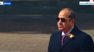 الرئيس السيسي يصل إلى الساحة الحمراء بموسكو للمشاركة في الاحتفال بالذكرى الثمانين لعيد النصر