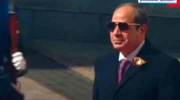 الرئيس السيسي يصل الساحة الحمراء بموسكو للمشاركة في احتفالات عيد النصر