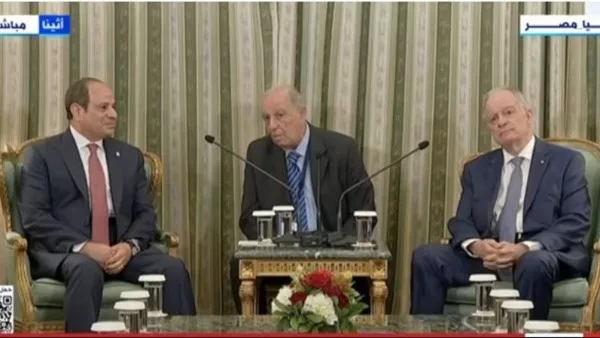 الرئيس السيسي يلتقي الرئيس اليوناني ويبحثان القضايا الإقليمية الرئيس السيسي يلتقي الرئيس اليوناني ويبحثان القضايا الإقليمية