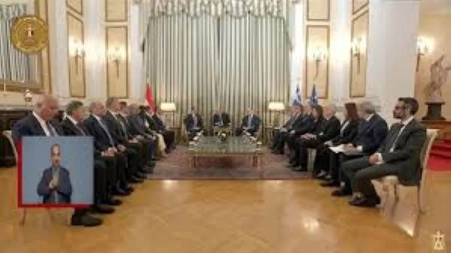 الرئيس السيسي يلتقي رئيس وزراء اليونان بأثينا الرئيس السيسي يلتقي رئيس وزراء اليونان بأثينا