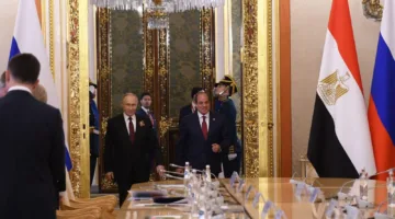الرئيسان السيسي وبوتين يتفقان على زيادة أعداد السائحين الروس إلى مصر