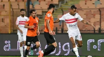 الزمالك يتفوق على البنك الأهلي بهدف مبكر في الشوط الأول