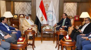 السبكي يناقش سبل التعاون مع رئيس الاتحاد العربي لإدارة الأزمات.