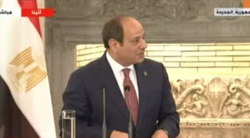 السيسي يستقبل رئيس مجموعة شركات كوبولوزيس اليونانية للكهرباء بالعاصمة أثينا