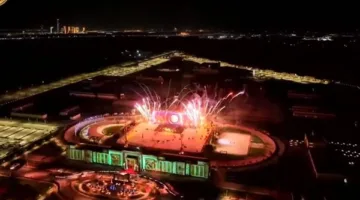 السيسي يشهد محاكاة طرد الهكسوس من مصر خلال فعاليات بطولة الفروسية العسكرية