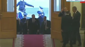 السيسي يصل إلى الكرملين لحضور حفل عشاء القادة المشاركين باحتفالات عيد النصر في روسيا