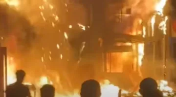 السيطرة على حريق هائل شب بمطعم شهير وامتد لعقار بمصر الجديدة