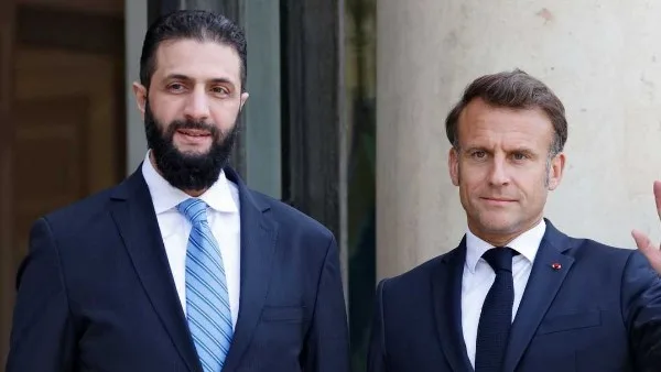 الشرع يشكر ماكرون: تعاون سياسي واقتصادي مرتقب بين فرنسا وسوريا الشرع يشكر ماكرون: تعاون سياسي واقتصادي مرتقب بين فرنسا وسوريا