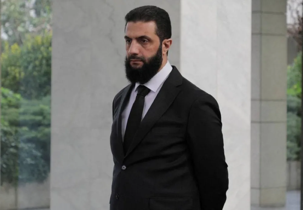 الشركات الأميركية أفضل من الصين.. أحمد الشرع يطلب لقاء ترامب لمناقشة رؤيته لإعادة إعمار سوريا الشركات الأميركية أفضل من الصين.. أحمد الشرع يطلب لقاء ترامب لمناقشة رؤيته لإعادة إعمار سوريا
