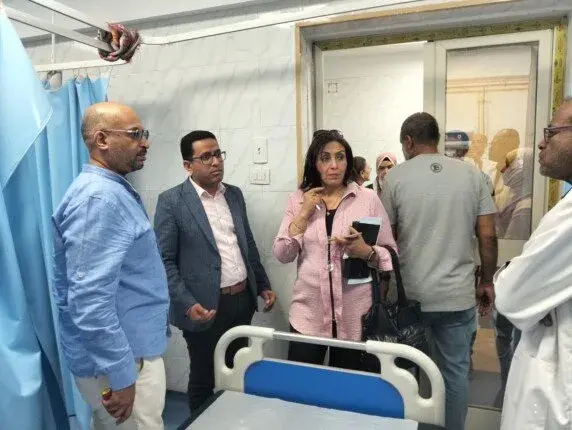الصحة: فريق الحوكمة والمراجعة يتخذ إجراءات عاجلة بشأن بعض المنشآت الصحية بأسوان الصحة: فريق الحوكمة والمراجعة يتخذ إجراءات عاجلة بشأن بعض المنشآت الصحية بأسوان