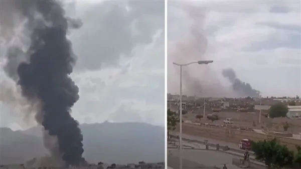 الصور الأولى للقصف الإسرائيلي على مطار صنعاء في اليمن.. فيديو الصور الأولى للقصف الإسرائيلي على مطار صنعاء في اليمن.. فيديو
