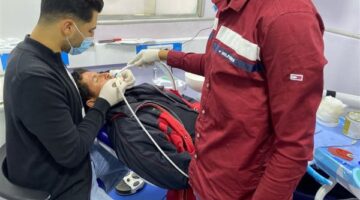 الكشف على 450 مواطنًا خلال قافلة طبية بقرية الناصر بأبو المطامير