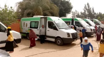 الكشف على 528 مواطنًا خلال قافلة طبية في القصاصين بالإسماعيلية
