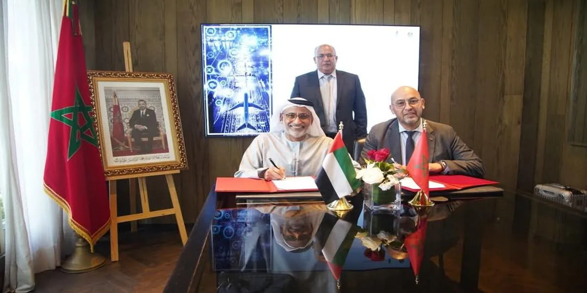 المغرب والإمارات يوقعان مذكرة تفاهم لتعزيز التعاون في قطاع الطيران المدني المغرب والإمارات يوقعان مذكرة تفاهم لتعزيز التعاون في قطاع الطيران المدني