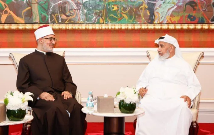 المفتي: نرحِّب بتعزيز التعاون مع الأوقاف القطرية ترسيخا للوسطية والتدين الصحيح المفتي: نرحِّب بتعزيز التعاون مع الأوقاف القطرية ترسيخا للوسطية والتدين الصحيح