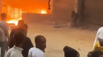 حريق يلتهم كمية من الكرتون داخل مخزن بسوهاج