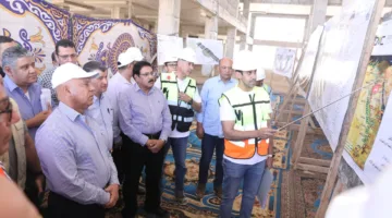الوزير يزور الخط الثاني للقطار الكهربائي السريع من القاهرة إلى المنيا ومنطقة وادي سريرية الصناعية