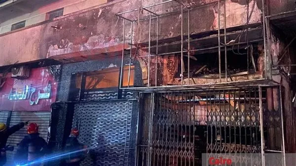 انتداب المعمل الجنائي لمعاينة حريق مطعم ميدان سفير بـ مصر الجديدة انتداب المعمل الجنائي لمعاينة حريق مطعم ميدان سفير بـ مصر الجديدة