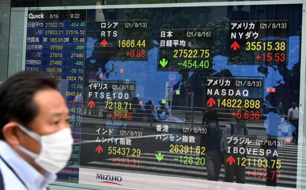 انخفاض مؤشرات الأسهم الآسيوية نتيجة لضغوطات السندات الحكومية الأمريكية