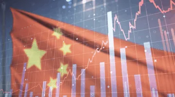 انخفاض مؤشرات البورصة الصينية في ظل بيانات اقتصادية متناقضة وترقب لقرارات البنك المركزي الصيني
