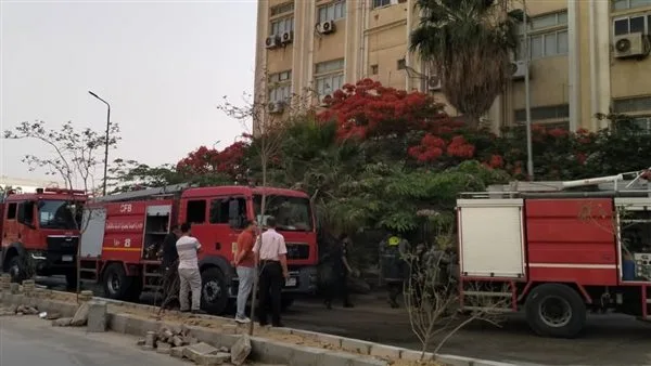 اندلاع حريق في كلية العلوم بجامعة الأزهر