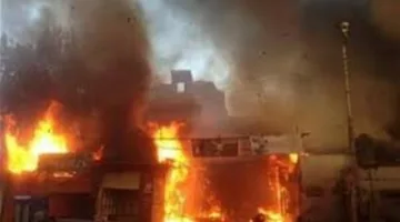 اندلاع حريق مروع في أحد العقارات بوسط البلد