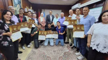 بالصور.. " تعليم الغربية" تكرم الطلاب الفائزين في معرض مكتبة الإسكندرية