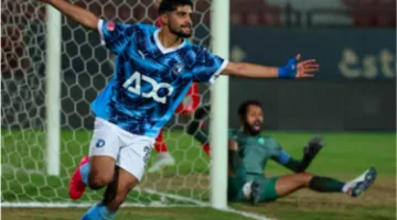 بتصويبة رائعة.. إبراهيم عادل يسجل هدف بيراميدز الأول أمام البنك الأهلي