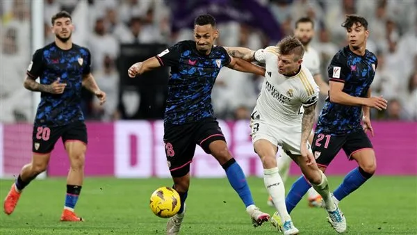 بث حي: متابعة لحظية للشوط الثاني من مباراة ريال مدريد وإشبيلية الآن بث حي: متابعة لحظية للشوط الثاني من مباراة ريال مدريد وإشبيلية الآن