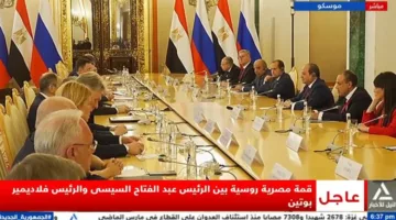 بوتين: مصر من اهم الشركاء التجاريين لروسيا في القارة الافريقية
