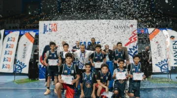 بحضور بلال كوليبالي.. ناجتس وواريورز أبطال دوري NBA jr مصر في نسخته الثانية 