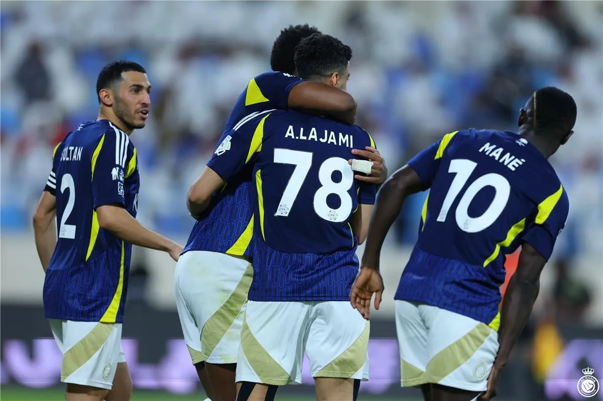 بدون رونالدو، النصر يُحقق فوزًا ساحقًا على الأخدود بتسعة أهداف في الدوري السعودي. بدون رونالدو، النصر يُحقق فوزًا ساحقًا على الأخدود بتسعة أهداف في الدوري السعودي.