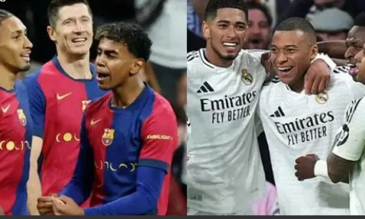 برشلونة وريال مدريد فى مواجهة نارية لحسم التتويج بلقب الدوري الإسباني