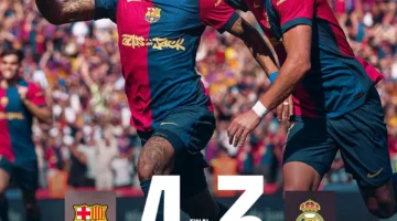 برشلونة يعمق من جراح ريال مدريد برباعية ويقترب من التتويج بالدوري الإسباني