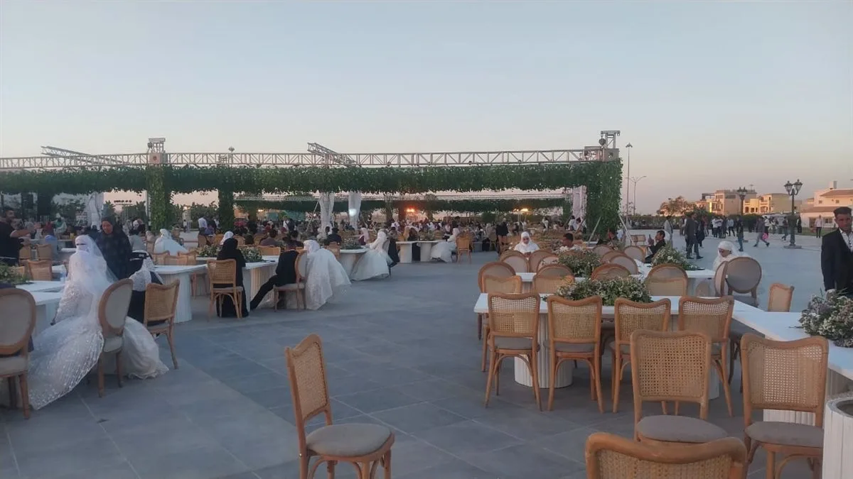 برعاية “التضامن”.. بدء حفلة زفاف جماعية لـ50 عروسًا من صعيد مصر برعاية “التضامن”.. بدء حفلة زفاف جماعية لـ50 عروسًا من صعيد مصر