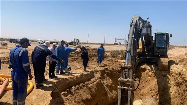 بسبب كسر خط الكريمات.. توقف ضخ المياه بمدينتي الغردقة ورأس غارب والشركة تناشد بترشيد المياه بسبب كسر خط الكريمات.. توقف ضخ المياه بمدينتي الغردقة ورأس غارب والشركة تناشد بترشيد المياه