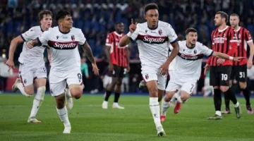 بعد 51 عامًا، بولونيا يتوج بكأس إيطاليا بعد تحقيق الفوز على ميلان ويتأهل للدوري الأوروبي