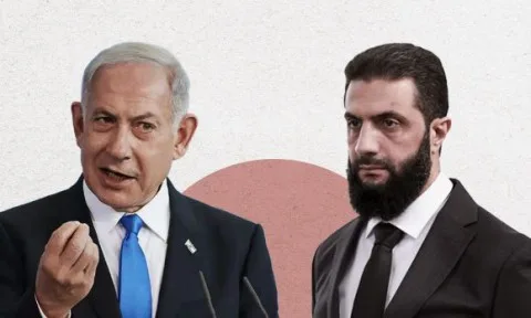 بعد الكشف عن اجتماع سوريٍّ إسرائيليٍّ: وزير الخارجيّة الشيباني يجتمع بنيويورك مع الجالية اليهوديّة بلقاءٍ غيرُ مسبوقٍ والنظام يُخطط لمنحها دورًا بإعادة الإعمار.. لماذا اعتقل الأمين العام للجبهة الشعبيّة وقياديّ بالجهاد الإسلاميّ؟ بعد الكشف عن اجتماع سوريٍّ إسرائيليٍّ: وزير الخارجيّة الشيباني يجتمع بنيويورك مع الجالية اليهوديّة بلقاءٍ غيرُ مسبوقٍ والنظام يُخطط لمنحها دورًا بإعادة الإعمار.. لماذا اعتقل الأمين العام للجبهة الشعبيّة وقياديّ بالجهاد الإسلاميّ؟