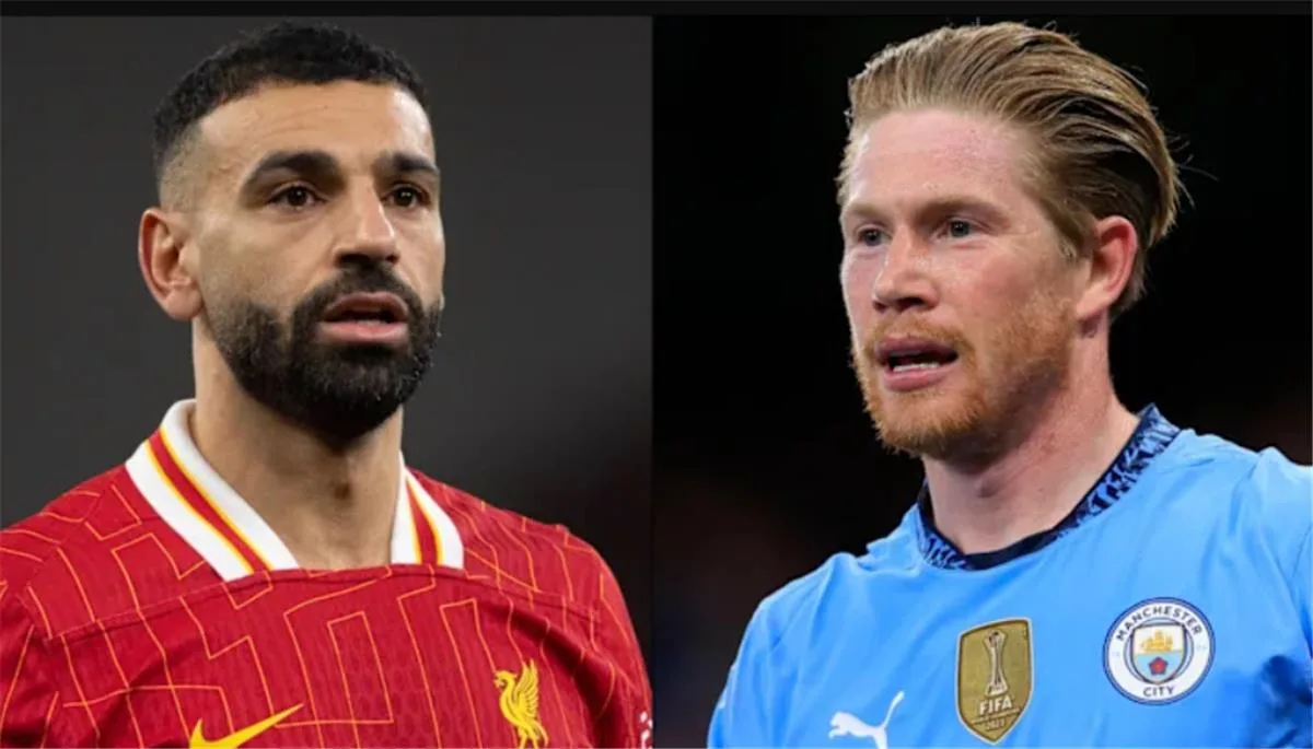 بعد تصريحات محمد صلاح.. دي بروين يوضح موقفه بشأن الانتقال إلى ليفربول. بعد تصريحات محمد صلاح.. دي بروين يوضح موقفه بشأن الانتقال إلى ليفربول.