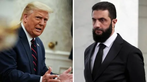 بعد مبادرات “حسن النية” من سوريا.. جهود لعقد اجتماع بين ترامب والشرع في السعودية بعد مبادرات “حسن النية” من سوريا.. جهود لعقد اجتماع بين ترامب والشرع في السعودية