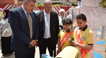 بمشاركة 70 مدرسة .. افتتاح معرض وسائل التعليم ببورسعيد | صور