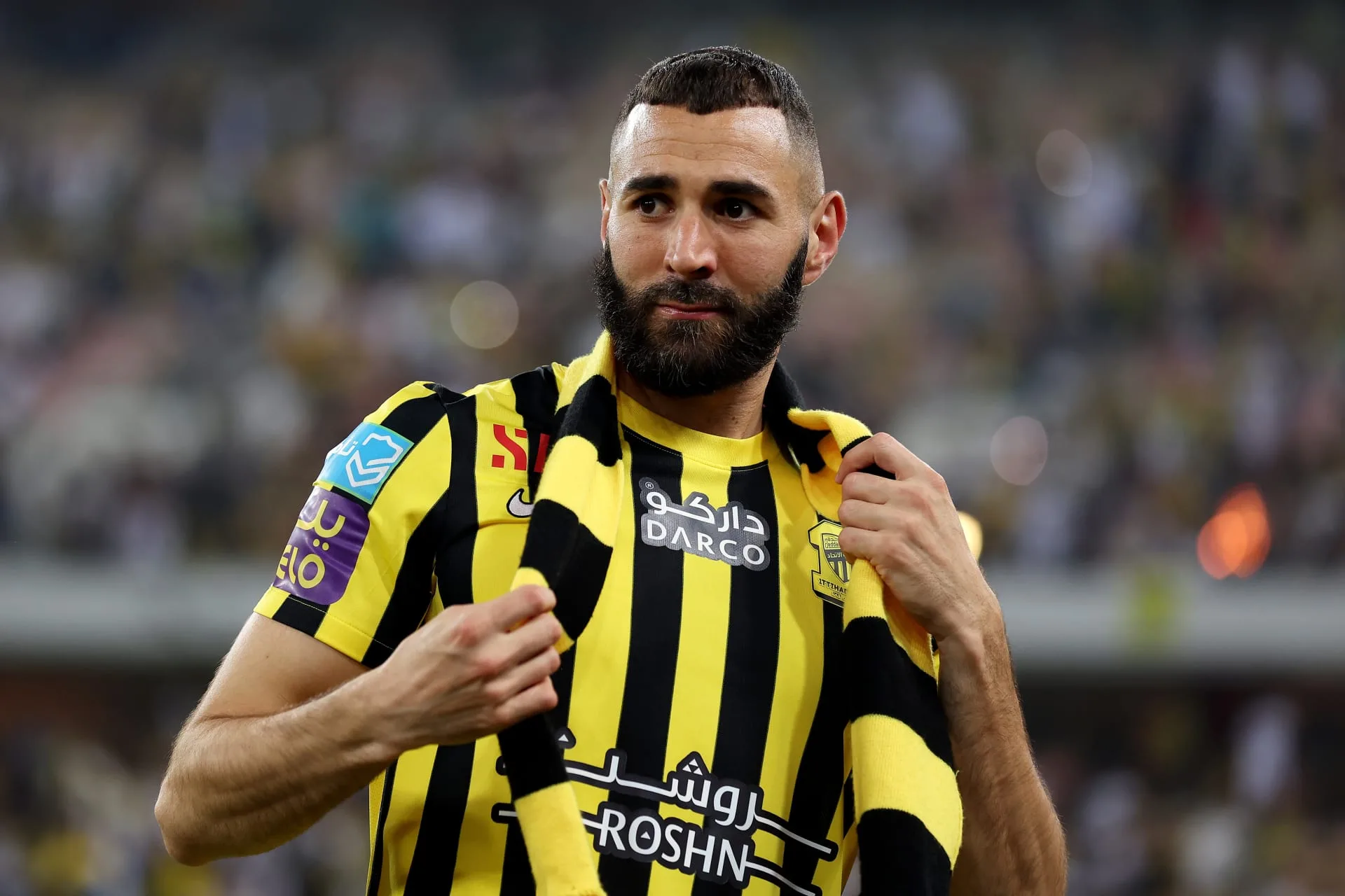 بنزيما يتحدث بعد الفوز بكأس الملك بنزيما يتحدث بعد الفوز بكأس الملك