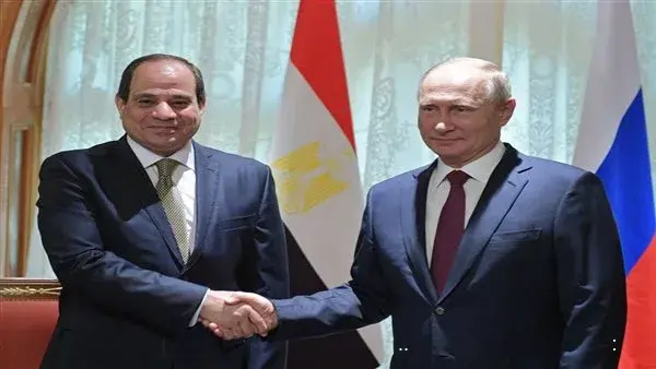 بوتين: مصر أهم شريك تجاري لروسيا في إفريقيا.. والعلاقات بين البلدين تتطور بصورة ناجحة بوتين: مصر أهم شريك تجاري لروسيا في إفريقيا.. والعلاقات بين البلدين تتطور بصورة ناجحة