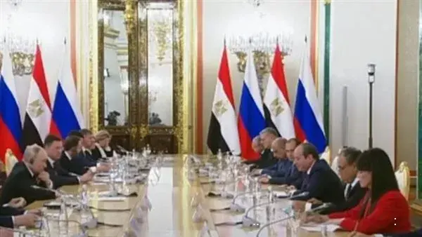 بوتين: مكافحة النازية دعّمت علاقات روسيا ومصر.. وشراكتنا استراتيجية ومتعددة الأوجه بوتين: مكافحة النازية دعّمت علاقات روسيا ومصر.. وشراكتنا استراتيجية ومتعددة الأوجه