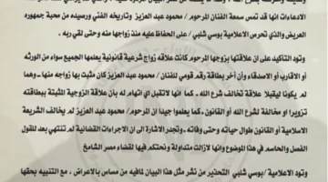 بوسي شلبي ترد رسميًا على تصريحات ورثة الفنان محمود عبد العزيز