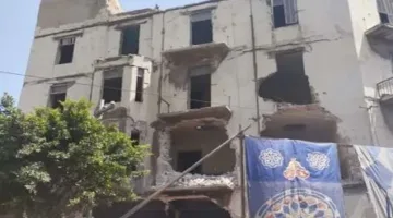 إزالة أجزاء من 6 مباني آيلة للاستخدام في الإسكندرية