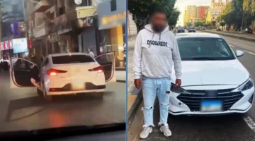 تحقيق حول تصرف قائد السيارة في الشارع ومخاطر تعرض حياة المواطنين للخطر